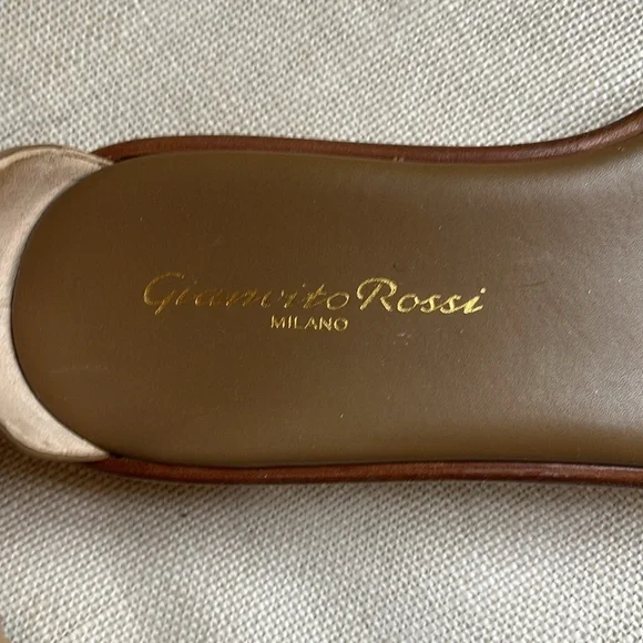 Gianvito Rossi Brown Platform Sandals Ankle Strap Eleanor US 6 36 - Picture 7 of 9